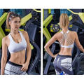 Hot selling factory made white woman sexy sports bra oem